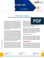 Artículo de Reforma Fiscal en Colombian Sistema Tributario Con Mayor Recaudo Equitativo y Eficiente