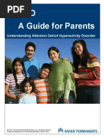 Adhd A Guide For Parents: Understanding Attention Deficit Hyperactivity Disorder