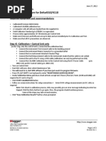 Product Instructions Calibration Procedure For Delta4310/4110