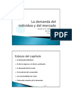 La Demanda Del Individuo y Del Mercado PDF