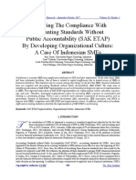 Improving The Compliance With Accounting Standards Without Public Accountability SAK ETAP by Developing Organizational Culture A Case of Indonesian SMEs2017Journal of Applied Business Research