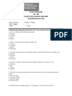 Soal Tematik Kelas 3-Tema 1 - Sub