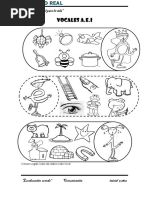 Actividades de repaso: Vocal A y E | PDF