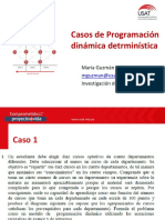 Semana 06 Casos de Programacion Dinamica Deterministica PDF