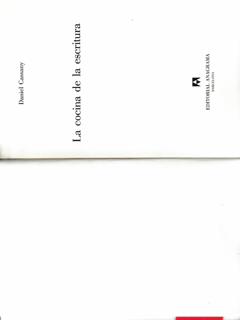 Cassany Daniel La Cocina De La Escritura 82 93 Pdf