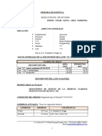 Subdivisión Lote Hospital Huanta