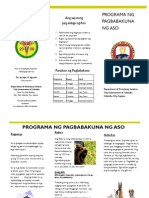 Brochure Programa NG Pagbabakuna NG Aso