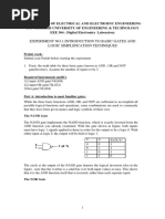 Experiment No.1:Introduction To Basic Gates and Logic Simplification Techniques