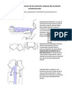 Posturas y Las Transferencias de Los Pacientes Después Del Accidente Cerebrovascular