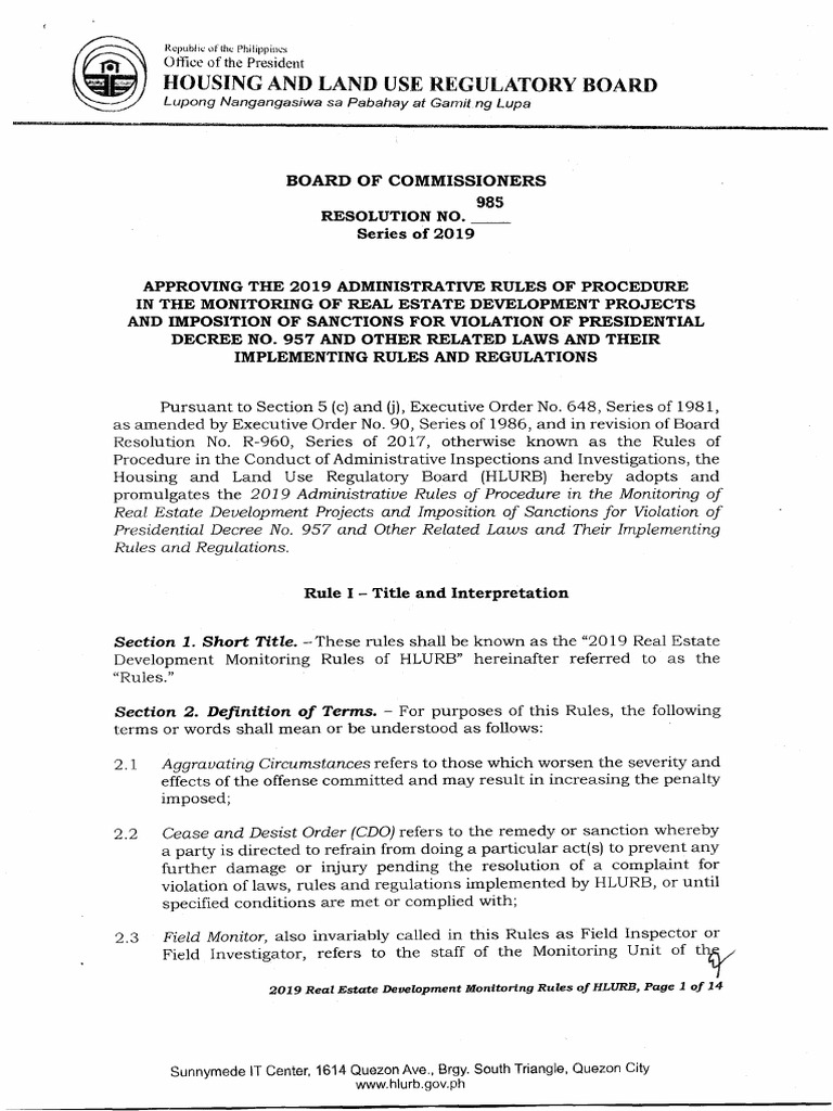 Housing Regulatory Board and Land PDF Real Estate Broker Complaint