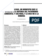 Dialnet CiudadBolivarUnMunicipioQueLeApuestaALaDefensaDelP 5632061 PDF