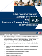 ACE Personal Trainer Manual, 4 Edition: Resistance Training: Programming and Progressions