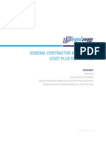 General-Contractor-Agreement (Cost-Plus-Fee) & Guide