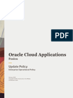 Oracle Cloud Applications: Update Policy
