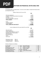 Download Tutorial Questions on Financial Ratio Analysis by Syazliana Kasim SN46895477 doc pdf