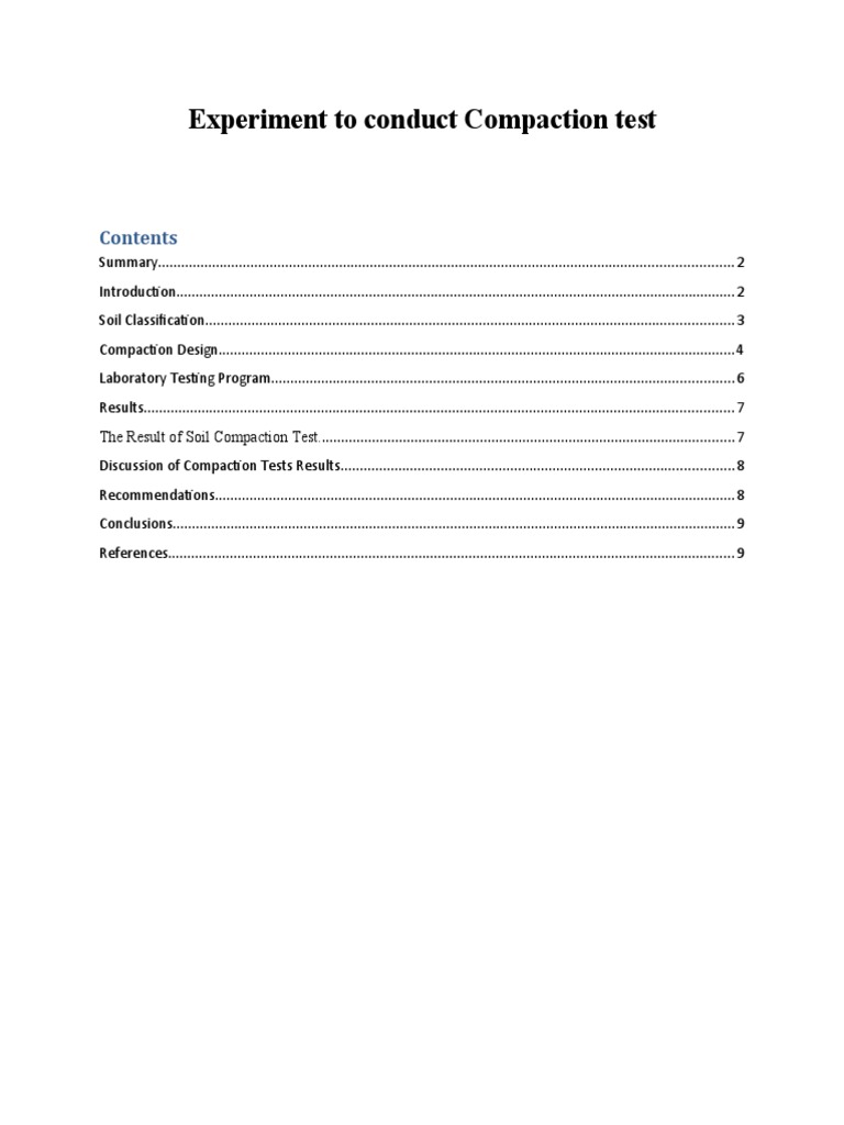 Soil Compaction Testing Methods | PDF | Soil | Materials