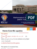 1calculus of Variation - Strum Liouville Problem On 24th March 2020