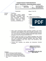 SE Dirjen Hubdat No.9 TTG Jukops Transportasi Darat Dalam Rangka Percepatan Penanganan Covid-19