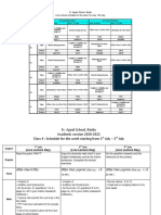 Class 4 Week 1st July - 5th July