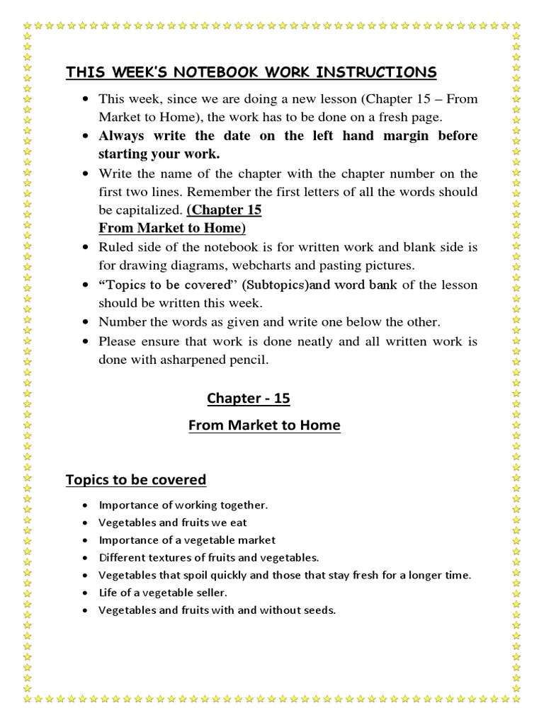 Student Notebook Guidelines | PDF
