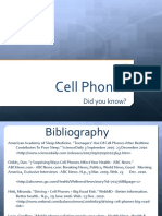 Cell Phones: Did You Know?