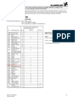 TRE Spare Part List