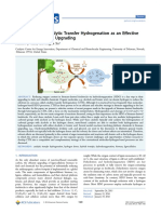 Heterogeneous Catalytic Transfer Hydrogenation As An E Ffective Pathway in Biomass Upgrading