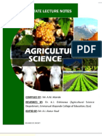 Oyo State Agricultural Science Lecture Notes