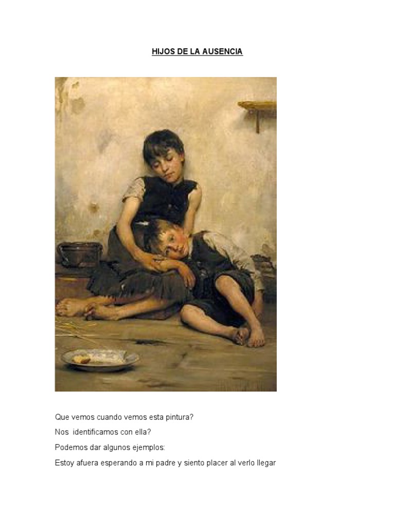 Hijos de La Ausencia | PDF | Huérfano | espíritu Santo