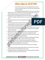 Current Affairs March 2018 PDF