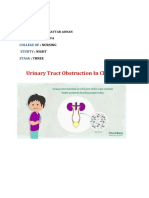 Urinary Tract Obstruction in Children: Student
