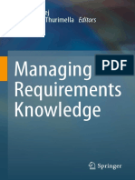Managing Requirements Knowledge