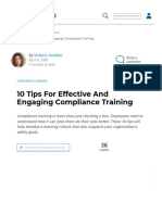 10 Tips For Effective and Engaging Compliance Training - Elearning Industry