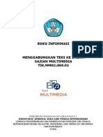 01 - BUKU INFORMASI Menggabungkan Teks Kedalam Sajian Multimedia PDF