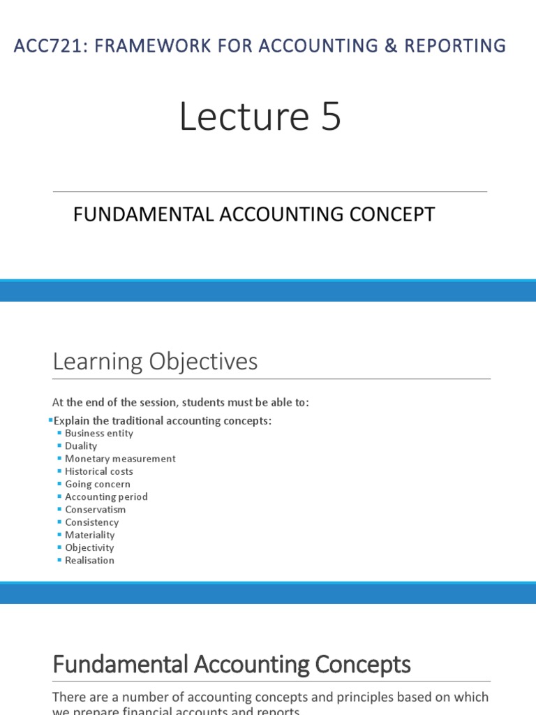 Acc721: Framework For Accounting & Reporting | PDF | Valuation (Finance ...