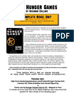 Hunger Games Unit Preview