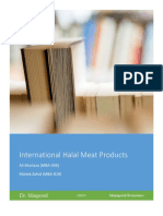 International Halal Meat Products: Dr. Maqsood