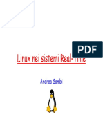 1 Linux Nei Sistemi Real-Time