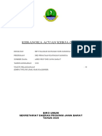 Kerangka Acuan Kerja (Kak) : Biro Umum Sekretariat Daerah Provinsi Jawa Barat TAHUN 2020