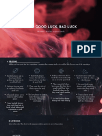 PULSE - UNIT 8 Good Luck, Bad Luck (Form 2)