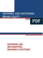 GROWING AND SUSTAINING BRAND EQUITY-Unit 5