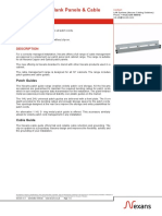 Patch Guides, Blank Panels & Cable Management: Description