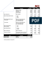 RCI Fee Grid 2013 PDF