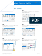 Cheat Sheet - Outlook Calendar For Mac: Schedule Meetings and Track Responses