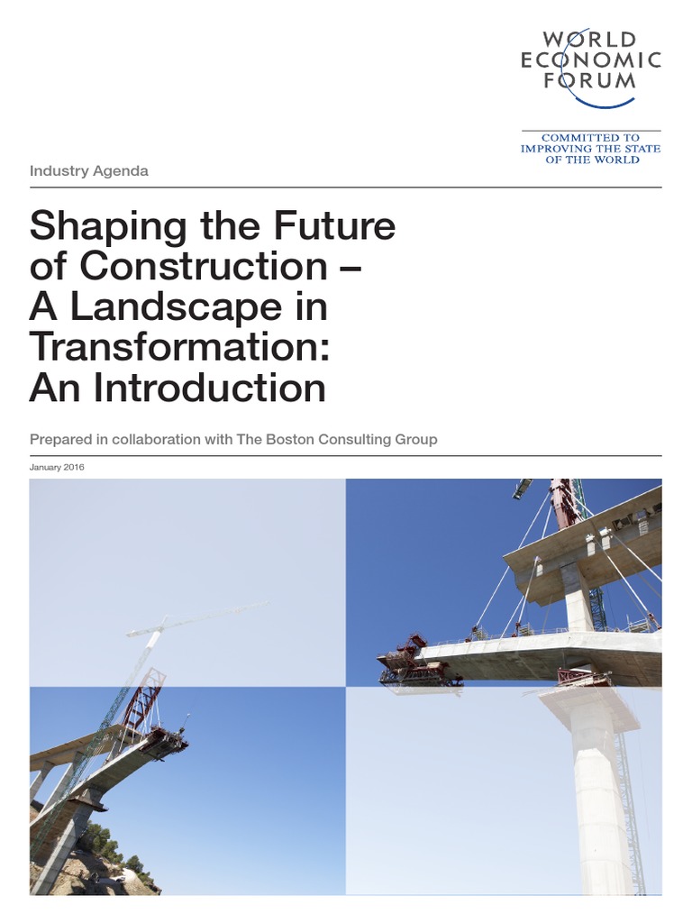 WEF Shaping The Future of Construction | PDF | Building Information ...