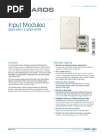 Input Modules: Siga-Mm1 & Siga-Wtm