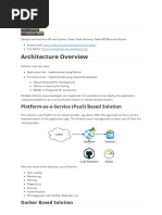 Api-Demo: Platform-As-A-Service (Paas) Based Solution