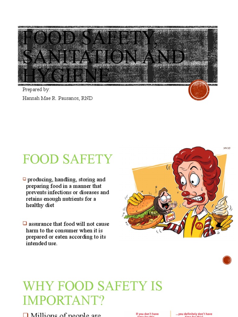 Importance of Food Safety and Hygiene | PDF | Foodborne Illness | Foods