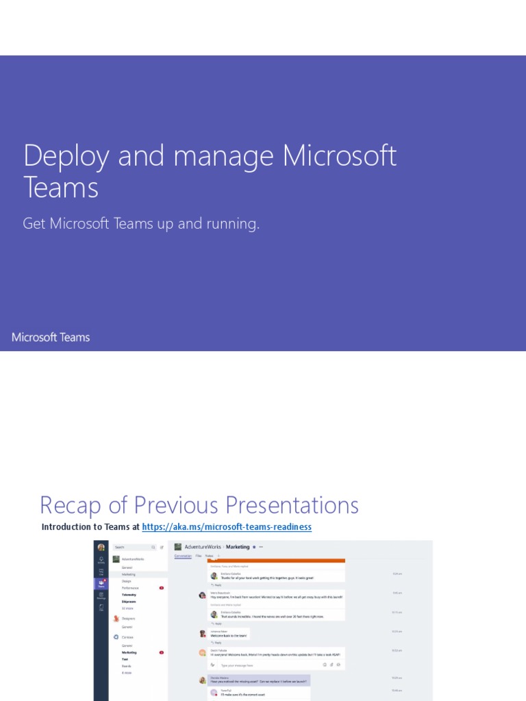 Downloads/deploy Microsoft Teams | PDF | Office 365 | Ios