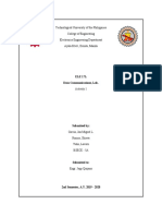 Technological University of The Philippines College of Engineering Electronics Engineering Department Ayala BLVD., Ermita, Manila